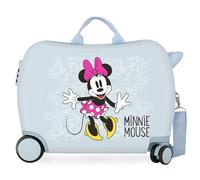 Disney Minnie Enjoy the Day Valise Enfant Bleu 50x38x20 cms Rigide ABS Serrure à combinaison 34L 2,1Kgs 4 roues Bagage à main
