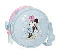 Joumma Disney Minnie Happy Sac bandoulière Bleu 14 x 14 x 4 cm Polyester, Bleu, Talla única, Sac bandoulière