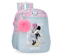 Joumma Disney Minnie Happy Sac à Dos Scolaire Bleu 23 x 28 x 10 cm Polyester 6,44 L, Bleu, Talla única, Sac à Dos Scolaire
