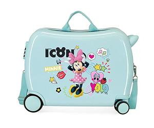 Disney Minnie Happy Helpers Valise Enfant Bleu 50x38x20 cms Rigide ABS Serrure à combinaison 34L 2,3Kgs 4 roues Bagage à main