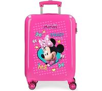 Disney Minnie Happy Helpers Valise Trolley Cabine Rose 34x55x20 cms Rigide ABS Serrure à combinaison 34L 2,6Kgs 4 roues doubles Bagage à main