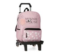 DISNEY Minnie Heads Fille Bagage - Sac Messager, Rose, Taille Unique
