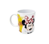 Disney Minnie I Love Summer Tasse à thé en céramique pour petit-déjeuner collation lavable au lave-vaisselle 36 cl