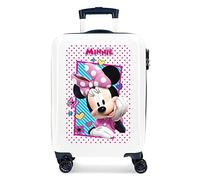 Disney Minnie Joy Valise Trolley Cabine Bleu 37x55x20 cms Rigide ABS Serrure à combinaison 34L 2,6Kgs 4 roues doubles Bagage à main