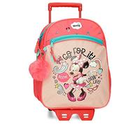 Disney Minnie Lovin Life Sac à dos scolaire avec chariot Multicolore 27 x 33 x 11 cm Microfibre 9,8L, multicolore, Sac à dos scolaire avec chariot