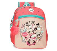 Disney Minnie Lovin Life Sac à dos scolaire Multicolore 27 x 33 x 11 cm Microfibre 9,8L, multicolore, Sac à dos scolaire