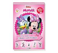 Disney Minnie: Mein großer Sticker- und Malspaß: über 500 Sticker auf 30 Seiten, sowie 30 Seiten mit Ausmalbildern (schwarz-weiß)