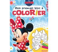 Disney Minnie - Mon premier bloc à colorier - Livre de coloriage - Dès 3 ans