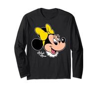 Disney Minnie Mouse Big Face Side Character Trip Matching Manche Longue