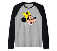 Disney Minnie Mouse Big Face Side Character Trip Matching Manche Raglan