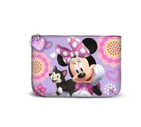 Disney Minnie Mouse Cat-Petit Porte-Monnaie Carré, Lilas, 13 x 10 cm