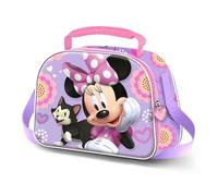 Disney Minnie Mouse Cat-Sac Repas 3D, Lilas, 26 x 20 cm