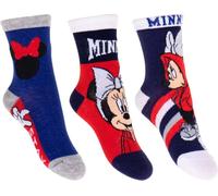 Disney Minnie Mouse Chaussettes pour enfants paquet de 3 chaussettes de baskets colorées 27/30 couleur 2