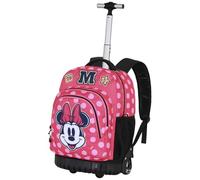 Karactermania Sac à dos à roulettes Disney Minnie Mouse Class pour enfants Rose