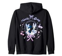 Disney Minnie Mouse & Daisy Duck Friend Heart Coquette Style Sweat à Capuche
