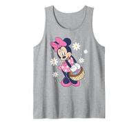 Disney Minnie Mouse Easter Basket Cute Floral Big Chest Logo Débardeur