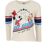 Disney Minnie Mouse Enfants T-shirt manches longues T-shirt stylé et confortable pour les filles Beige 6 ans