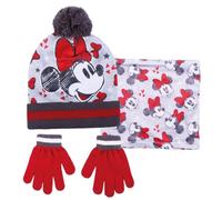 Disney Minnie Mouse Ensemble 3 pièces Rouge/Blanc Taille Unique