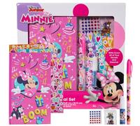 Disney Minnie Mouse Ensemble de journal scintillant pour enfants avec autocollants et pierres précieuses