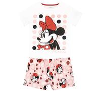 Disney Minnie Mouse Ensemble Shorts et Haut Pour Enfants Multicolore 6-7 ans