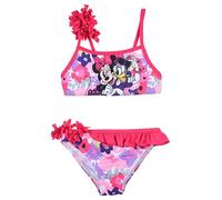 Disney Minnie Mouse et Daisy Bikini pour Fille, Maillot de Bain Deux Pièces D'été pour Enfants, Taille 8 Ans | Rose
