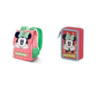 Disney Minnie Mouse Fresh - Sac à dos Extensible EXP + Trousse Triple Garnie