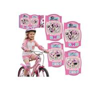 DISNEY Minnie Mouse Genouillères et coudières pour enfants pour vélo, trottinette, rollers Taille unique