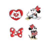 Disney Minnie Mouse GH00091L.PH Ensemble de 4 broches en émail Multicolore, Laiton