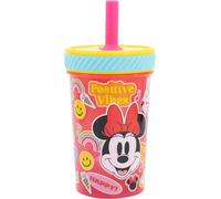 Disney Minnie Mouse Gobelet anti-renversement PP 370 ml - Gobelet en plastique Drop Safe avec système Smartgrip