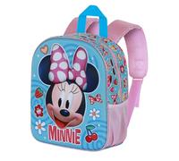Disney Minnie Mouse Happiness-Sac à dos 3D Elite, Bleu, 25 x 30 cm, Capacité 7 L