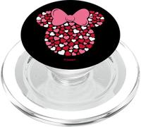 Disney Minnie Mouse Icon Pink Hearts Valentine's Day PopSockets PopGrip pour MagSafe