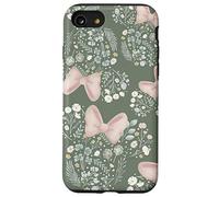 Disney Minnie Mouse Icône Fleurs de printemps Vert sauge Coque pour iPhone SE (2020) / 7 / 8