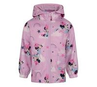 Disney Minnie Mouse Imperméable avec capuche, veste doublée polaire isolante, Minnie Mouse, Rose