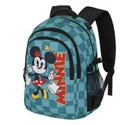 Disney Minnie Mouse Indigo-Sac à Dos Running Plus, Turquoise, 34 x 46 cm, Capacité 32 L