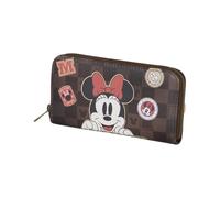 Disney Minnie Mouse Journey-Portefeuille Essentiel, Brun, 19 x 10 cm