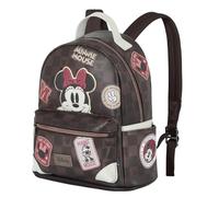 Disney Minnie Mouse Journey-Sac à Dos Heady, Brun, 24,5 x 29 cm, Capacité 8 L