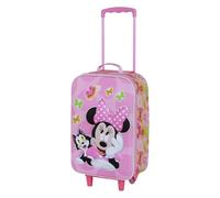 Karactermania Disney Minnie Mouse Kitten Soft 3d Trolley Bag Rose Enfants