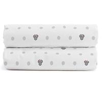 Disney Minnie Mouse Lot de 2 draps-housses pour lit double 100 % coton