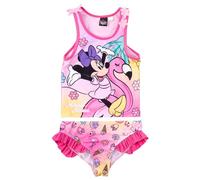 Disney Minnie Mouse Maillot de bain tankini avec volants pour fille - Maillot de bain 2 pièces - Rose, Rose, 24 mois