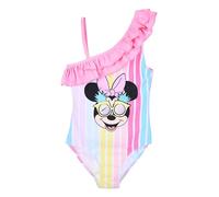 Disney Minnie Mouse Maillot de Bain Une Pièce pour Fille, Maillot D'été Natation Enfant, Taille 4 Ans | Rose