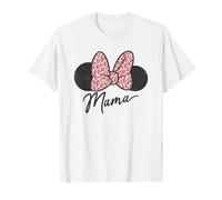 Disney Minnie Mouse Mother's Day Mama Leopard Print Bow T-Shirt