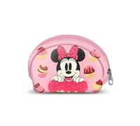 Disney Minnie Mouse Muffin-Porte-Monnaie Ovale Casual, Rose, 12 x 9 cm
