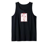 Disney Minnie Mouse Oh My PJs Cozy Christmas Holiday Stamp Débardeur