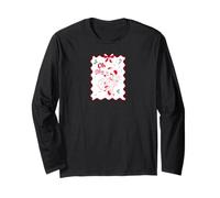 Disney Minnie Mouse Oh My PJs Cozy Christmas Holiday Stamp Manche Longue