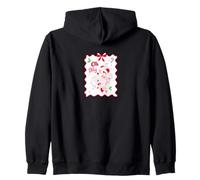 Disney Minnie Mouse Oh My PJs Cozy Christmas Holiday Stamp Sweat à Capuche