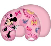 Disney Minnie Mouse Oreiller cervical Oreiller de voyage Papillons Minnie Rose 28 x 33 cm 100% polyester
