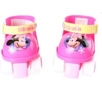 Disney Minnie Mouse Patins à roulettes avec protection Fille Rose/Blanc Taille 23-27