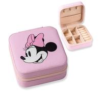 Disney Minnie Mouse Petite boîte à bijoux carrée Rose pastel