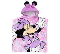 Disney Minnie Mouse Poncho De Bain Enfant | Serviette De Plage Minnie Mouse | Serviette De Bain | Taille Unique Rose