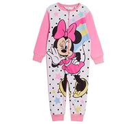Disney Minnie Mouse Pyjama tout-en-un en polaire à fermeture éclair pour fille, rose, 5 ans